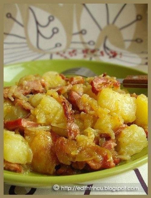 Картофель по-крестьянски.   Необходимые ингредиенты: