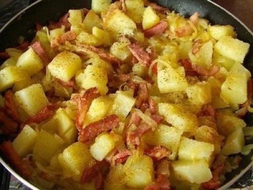 Картофель по-крестьянски.   Необходимые ингредиенты: 03