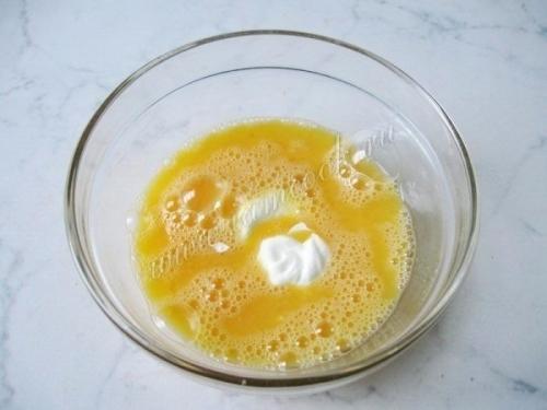 Рулет яичный с сыром и крабовыми палочками. 02 Рулет яичный с сыром и крабовыми палочками. 02