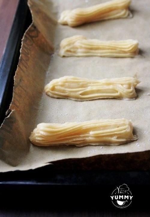 Эклеры.  Ингредиенты:   - Сливочное масло - 100 г. 03