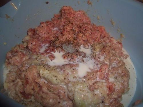 Котлеты Гнезда.  Ингредиенты: 01