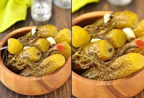 Малосольные огурчики.  Ингредиенты: