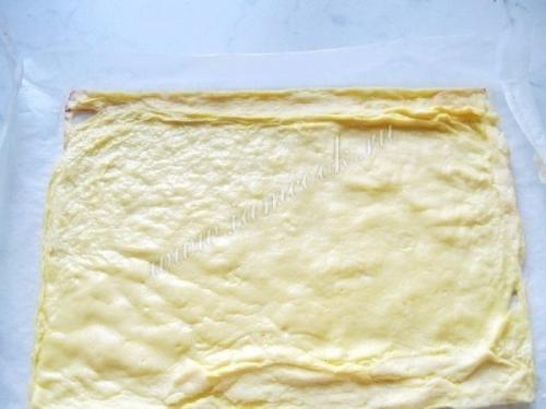 Рулет яичный с сыром и крабовыми палочками. 04 Рулет яичный с сыром и крабовыми палочками. 04