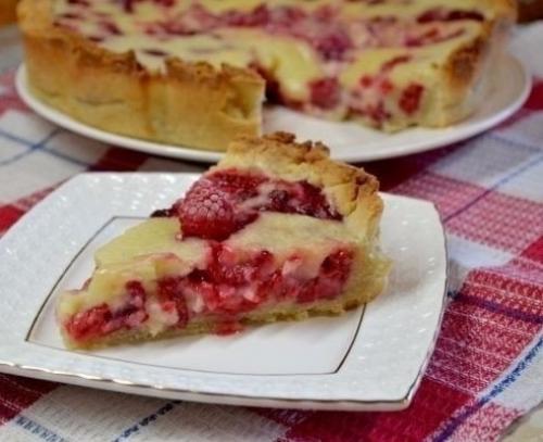 Цветаевский пирог с малиновой начинкой. 07