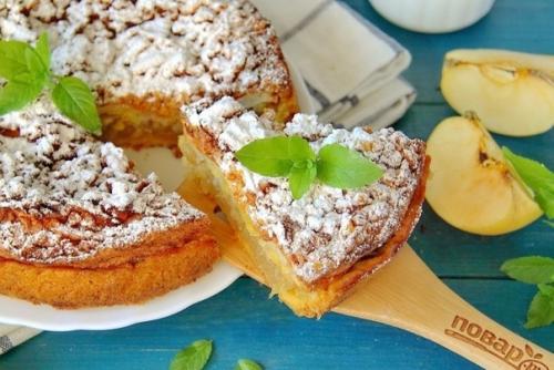 Самый нежный яблочный пирог.