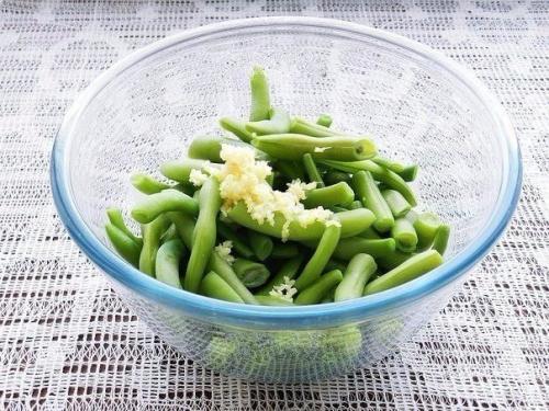 Салат из стручковой фасоли. 05