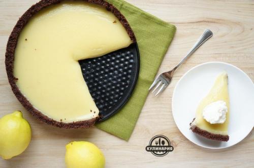 Лимонный пирог наивкуснейший. Лимонный пирог без выпечки.