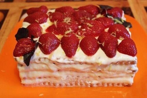 Простой торт из печенья.