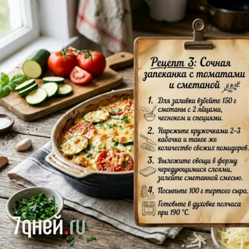 Простые рецепты из кабачков в духовке c сыром, фаршем или грибами - в наших карточках. 02