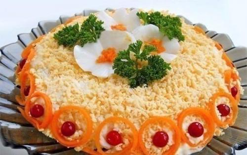 Аппетитные салаты на праздничный стол. 05