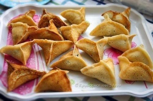 Блинчики с грибами и сыром. 04