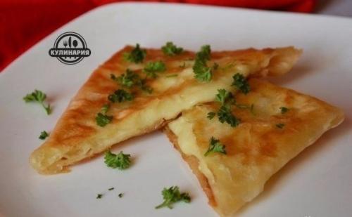 Лаваш с сыром.