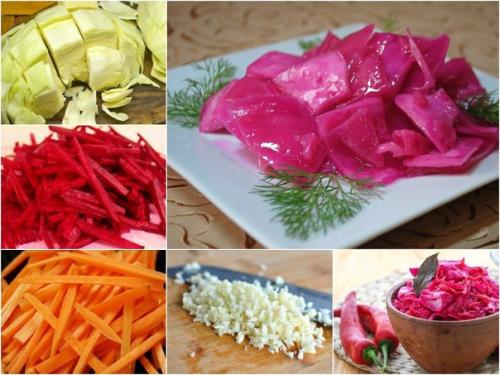 Маринованная капуста По-грузински.