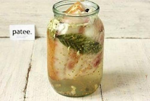 Сало в чесночном маринаде. 01