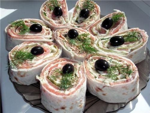 Закуски из лаваша. 01 Закуски из лаваша. 01