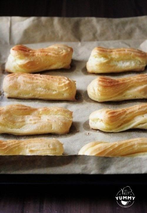 Эклеры.  Ингредиенты:   - Сливочное масло - 100 г. 05