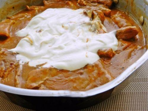 Мясо тушеное со сметанкой. 05