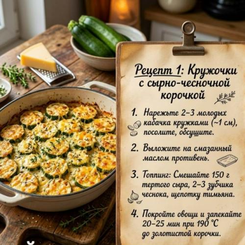 Простые рецепты из кабачков в духовке c сыром, фаршем или грибами - в наших карточках. 

