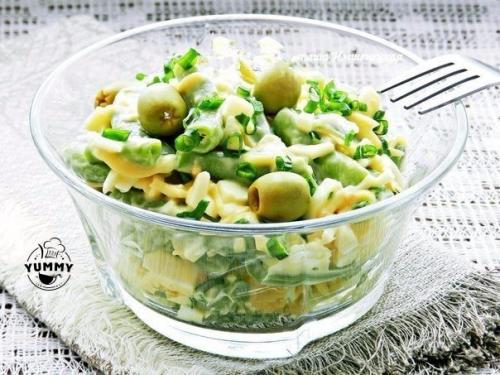 Салат из стручковой фасоли. 08