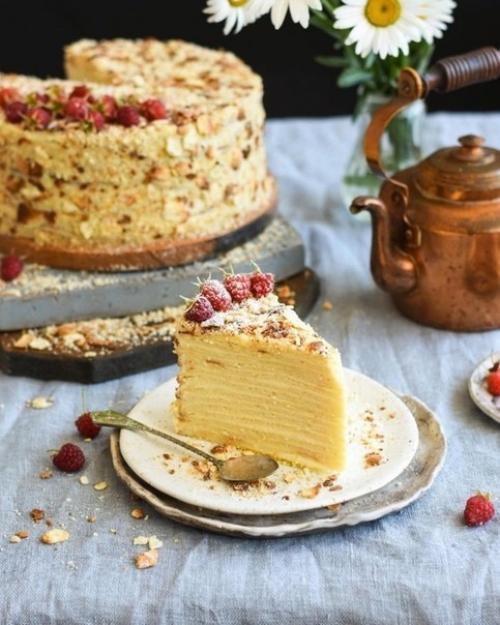 Творожный Наполеон. Ингредиенты на форму 20, 5 см: