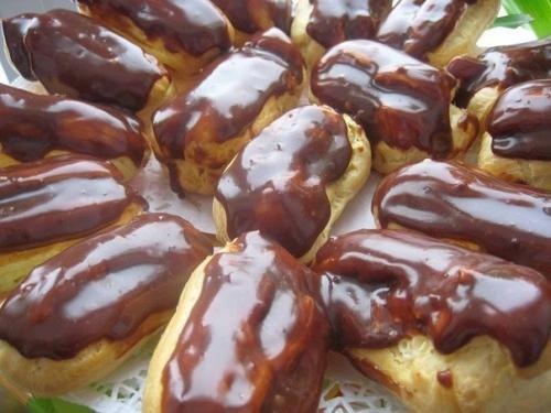 Заварные пирожные.  Ингредиенты: