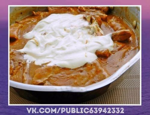 Очень вкусно.  Мясо тушенное со сметаной. 03