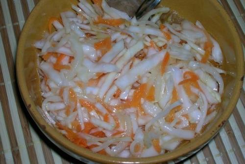 Капуста, квашенная в рассоле.