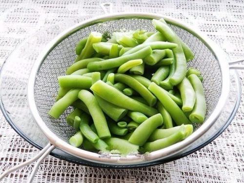 Салат из стручковой фасоли. 04