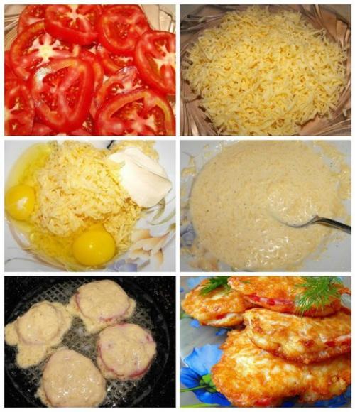 Классный рецепт - Помидоры В Кляре.