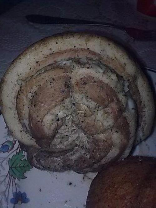 Сало (очень вкусный рулет). 03 Сало (очень вкусный рулет). 03