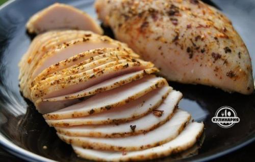 Пастрома из куриной грудки.

