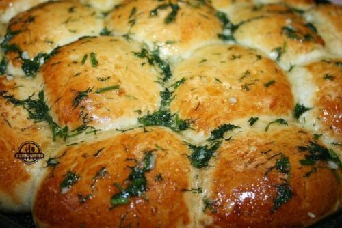 Пампушки чесночные.  Ингредиенты: