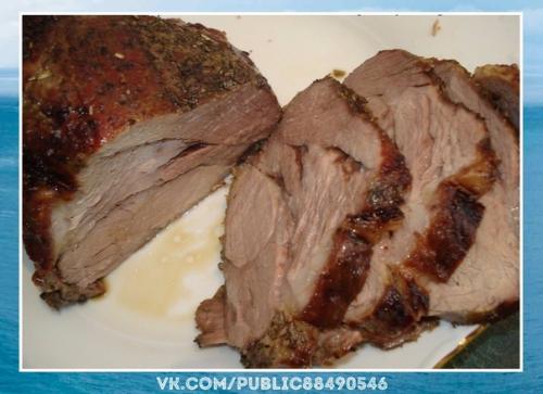 Отличная идея!  Запеченная в горчице свинина. 04