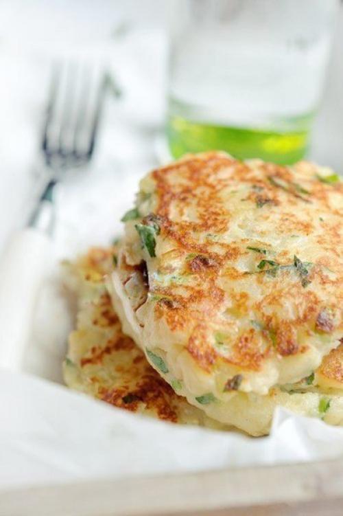 Картофельные оладушки с сыром?