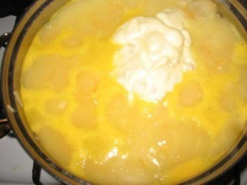 Бесподобный сырный суп с курицей. 06