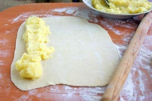 Пирожки - малышки Слоеные скороспелые из чудо - теста. 02