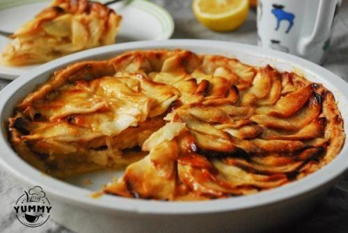 Французский яблочный тарт.