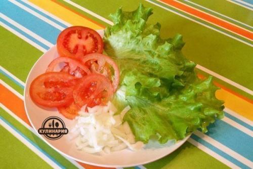 Классический чизбергер.  Ингредиенты: