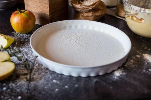 Диетический яблочный пирог. 07