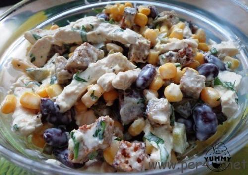 Топ - 6 диетических рецептов салатов из курицы? 05