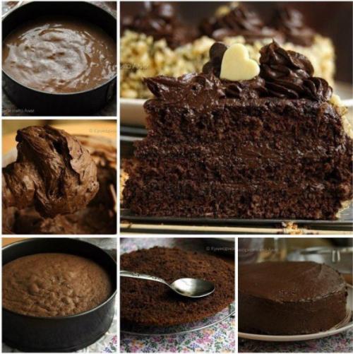 Шоколадный торт по госту.