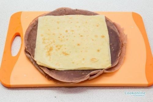 Сладкие роллы из блинов. 03