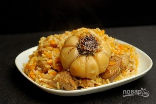 Плов узбекский.  Ингредиенты: