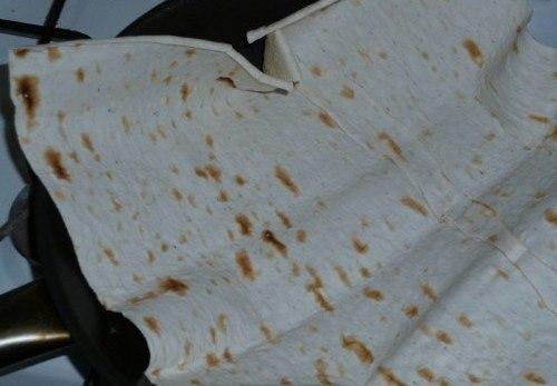 Ёка - гениальный сырный омлет в лаваше. 03