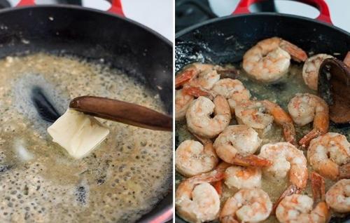 Креветки в чесночном соусе. 03