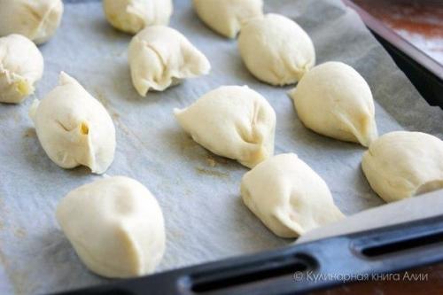 Пирожки - малышки Слоеные скороспелые из чудо - теста. 08