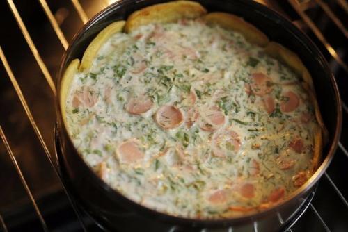 Картофельный пирог с сыром. 07