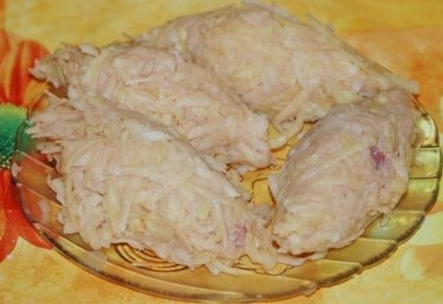 Картофельные зразы с мясным фаршем. 03