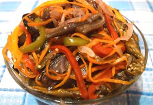 Корейские баклажаны. Продукты. Корейские баклажаны. Продукты.