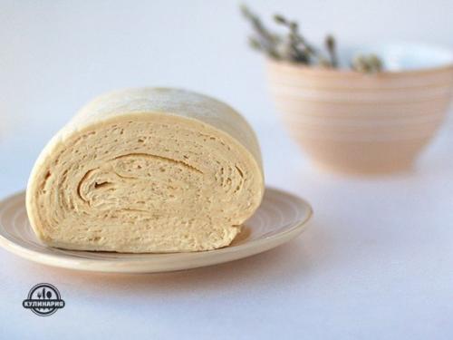 Слоеное тесто бездрожжевое.